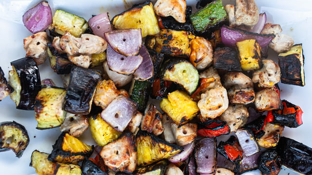 Rainbow Kebabs