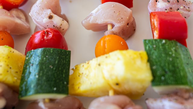 Rainbow Kebabs